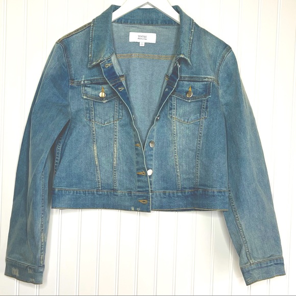 TEXTILE ELIZABETH AND JAMES JEAN JACKET - L - NWOT - Picture 13 of 13